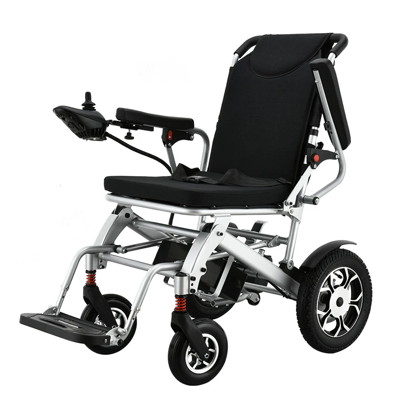 Foldable electric wheelchair