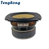 1pcs 4 Inch Mid Bass Speaker 4 Ohm 40W Fiberglass Basin Full Range Bookshelf Car Mounted  Audio Loudspeaker For Home Theater 1