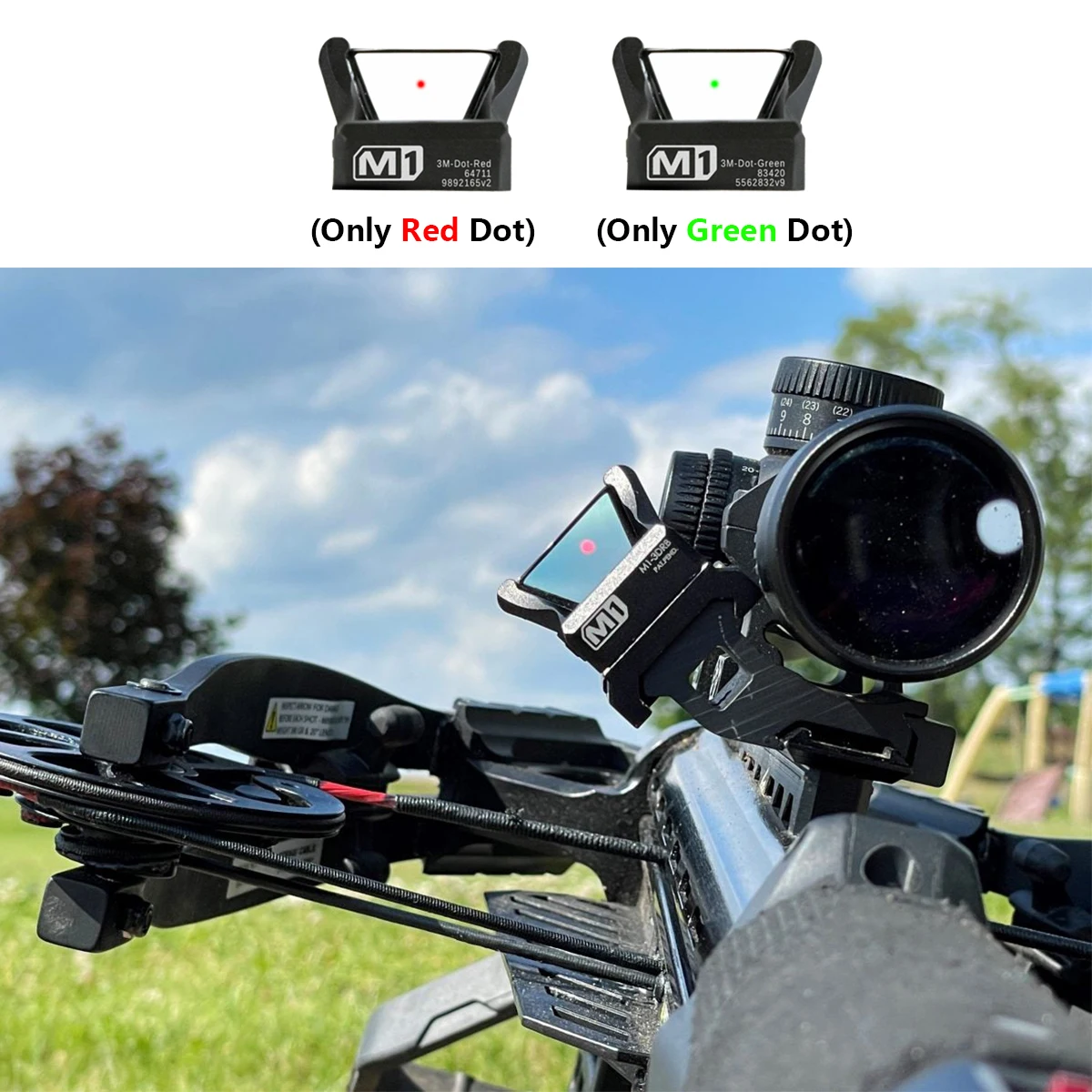 Red Green Dot Reflex Sight for Pistol Rifle Hunting