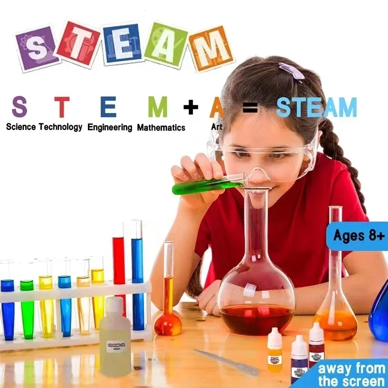 English version Kids Science Laboratory Montessori Toys Chemical ...