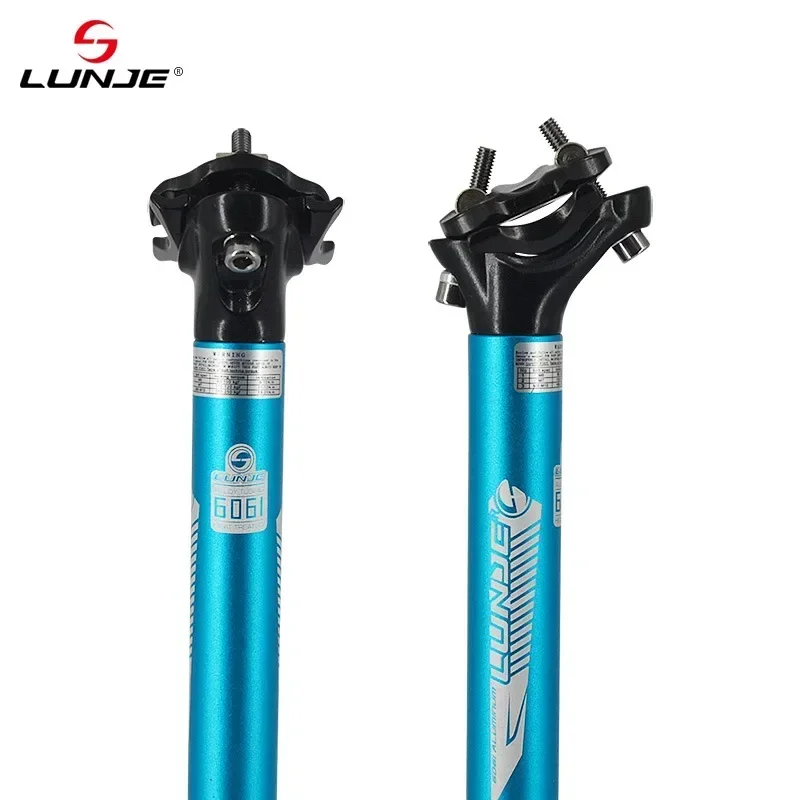 Mountain Road Bicycle Seatpost Ultralight Aluminum Alloy MTB Bike Seat Post Seat Tube 27.2/30.9/31.6mm*400mm Cycling Parts bike seat post