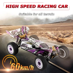 Wltoys – voiture de course RC à grande vitesse, 1/12 GHz, 60 km/h, véhicule tout terrain à dérive, RTR 4WD, avec châssis en alliage d'aluminium, engrenage en alliage de Zinc, 2.4 