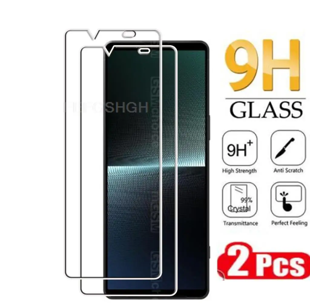 

Original Protection Tempered Glass FOR Sony Xperia 1 V 6.5" Xperia1V 1IV 1III 1II III II IV 1IV Screen Protective Protector Film