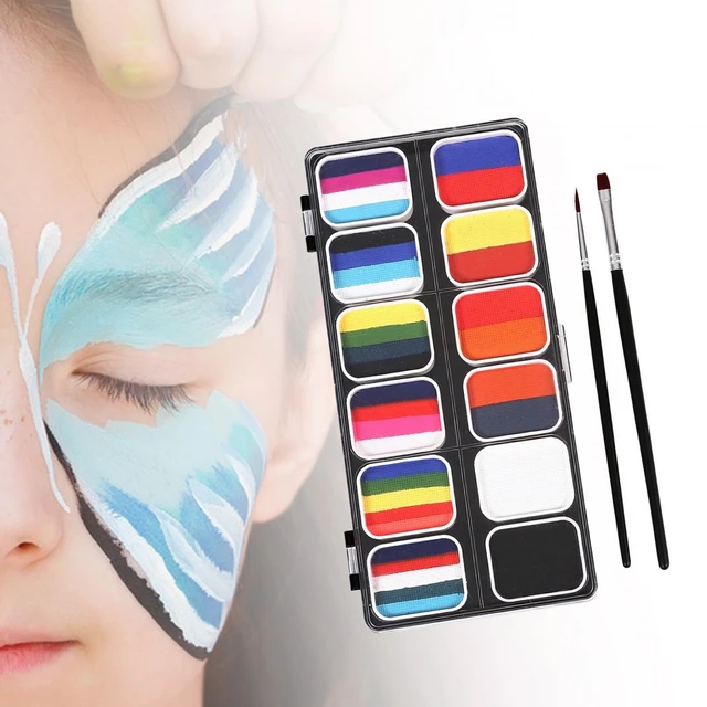 Kits de peinture pour le visage pour enfants, palette de