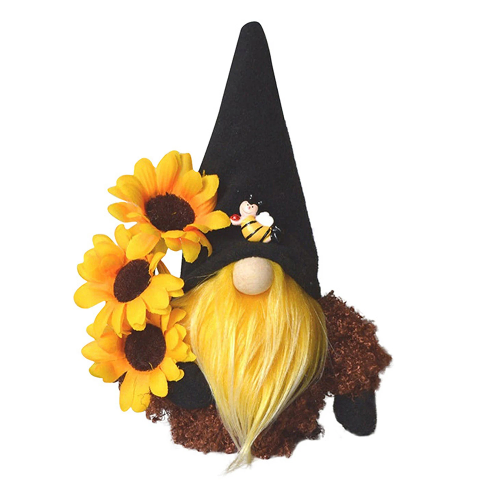 Sunflower Bee Festival Faceless Gnome Faceless Nisse Elf Dwarf Tomte Ornaments Swedish Honey Bee Elfs Home Gifts