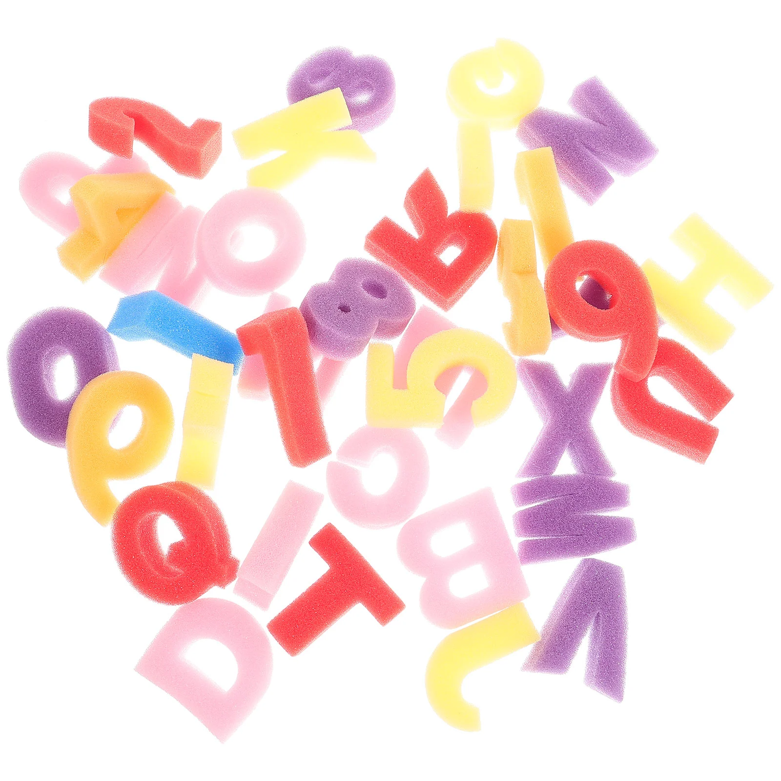 Letter Stamps Sponge Painting Kit Foam Letters Numbers A-Z Letters Sponge Stamper Stamping Tool Graffiti Painting Sponge 0-9