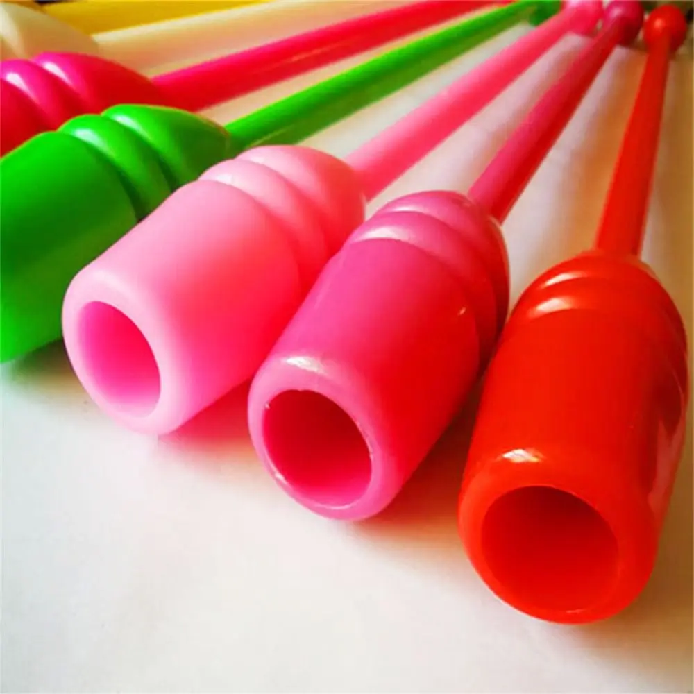 Competition Gymnastics Stick 38cm/45cm Lightweight Rhythmic Bar Plastic Bar Durable Rhythmic Gymnastics Children Adult