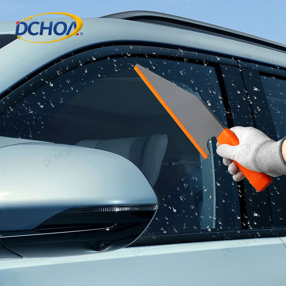 Vinyl Wrapping Tools Glass Cleaning Board Handled Rubber Squeegee Window Glass Tinting Tool Household Cleaning Window