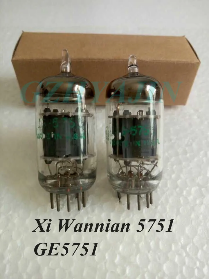 

New American Xiwannian GE5751 electron tube 2 mica generation Dawning 7025/ECC83/6N4/12AX7.
