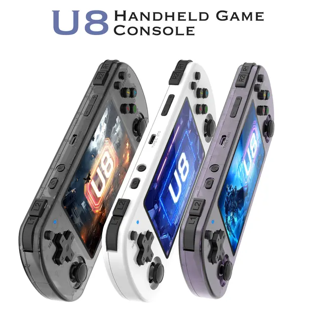 U8 Retro Handheld Video Game Console 4.0 Inch IPS Screen R35s pro Portable Pocket Linux System Player