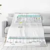 Excel Spreadsheet Super Soft Blanket Guide Introduction Travelling Throw Blanket Winter Novelty Flannel Bedspread Sofa Bed Cover 1