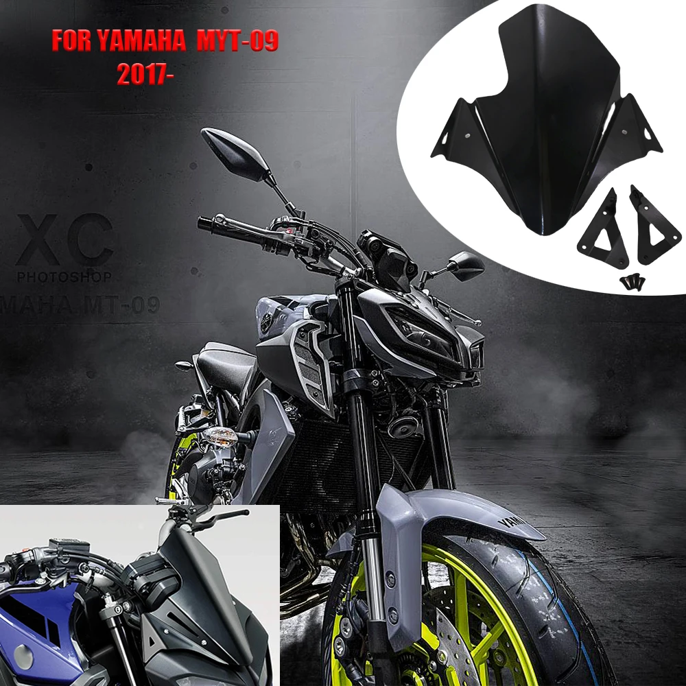 Yamaha Mt09 Windscreens Wind Deflectors | Wind Deflector Yamaha Mt 09 - View #5