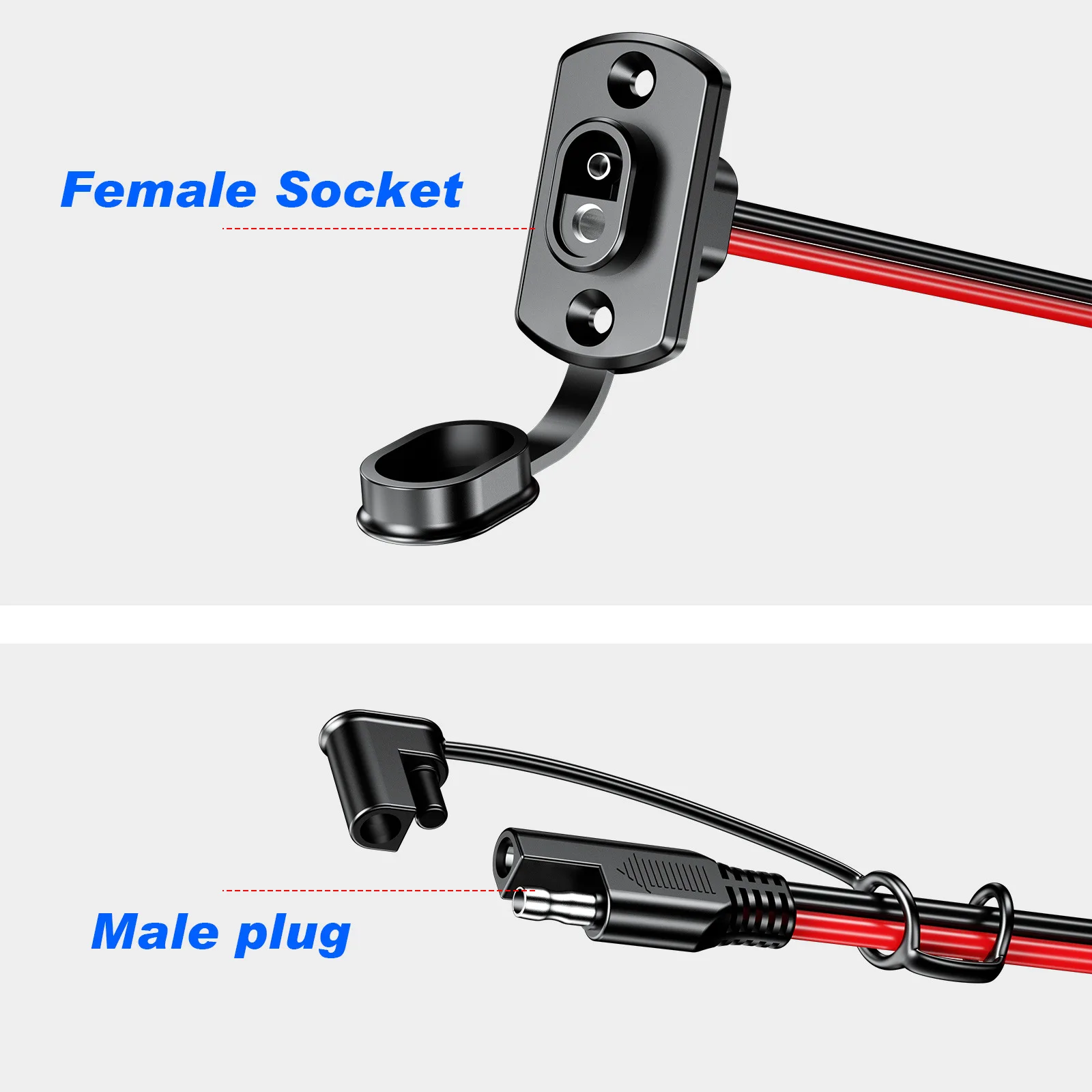 SAE-SAE  ڵ 30CM 12awg, ٶ ߵ  Ʈ ÷ Ʈ ܵ  ڵ Ʈ RVs , 3 ǽ