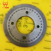 Diameter:60mm inner hole:25mm thickness:2mm 360 degree Ultra small dial scale Stainless steel disc 1