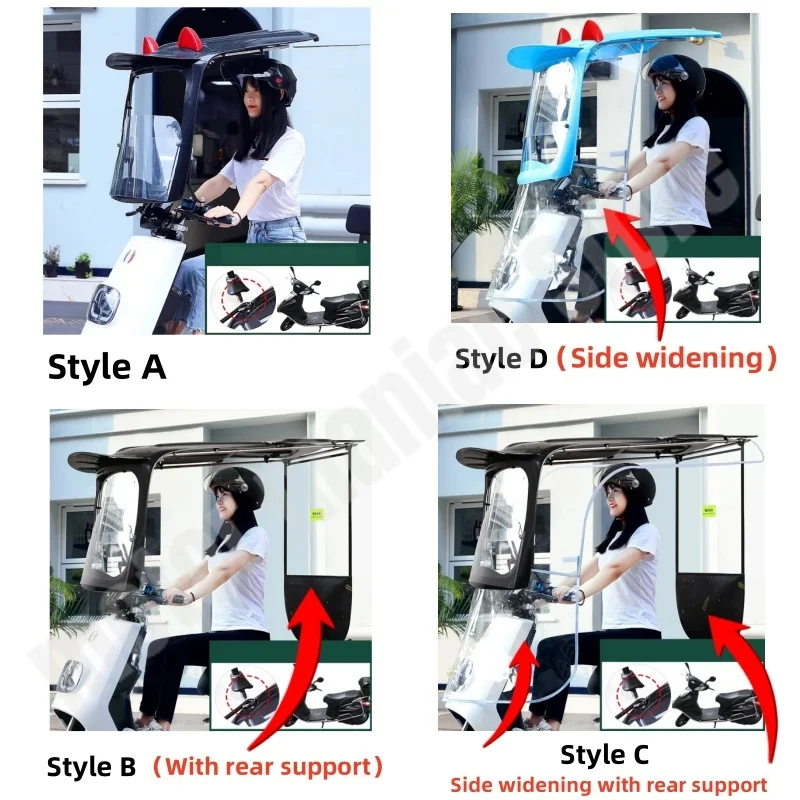 Motorcycle Canopy Umbrella Awning Waterproof Umbrella Sun Block Rain Shield Motorcycle Sunshade motorcycle canopy