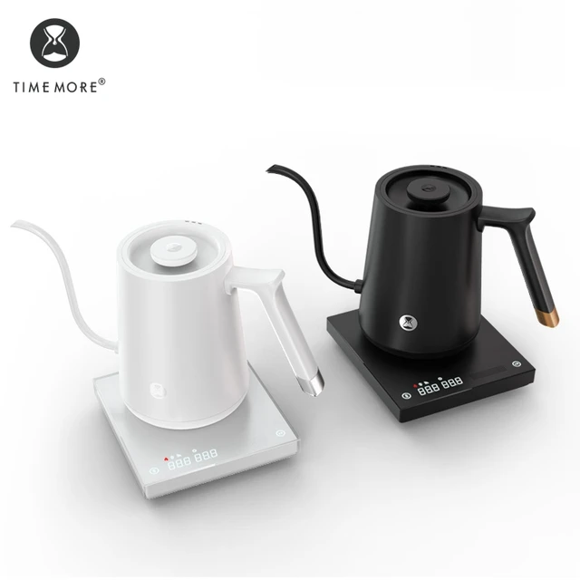 TIMEMORE Fish Smart Electric Coffee Kettle Gooseneck 600-800ml 220V Flash Heat Temperature Control Pot For Kitchen 1
