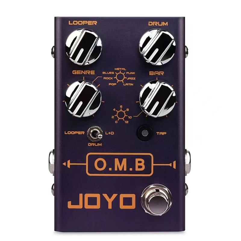 

JOYO R-06 OMB Looper & Drum Machine Effects Pedal Looper Cycle Recording Auto-align Count-in Function Guitar Tone Accessories