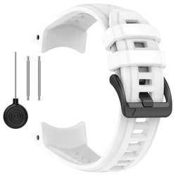 Premium Silicone Quick Release Strap for Garmin Instinct 3 AMOLED & E3 (White)