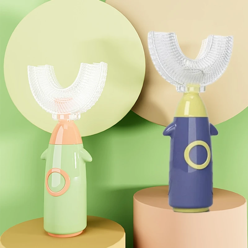 Baby Toothbrush Toothbrush for Kids U Shape 360&deg; Children&rsquo;s Toothbrush Teeth Care for Teeth Cleaning Child Baby Brush Dental Care