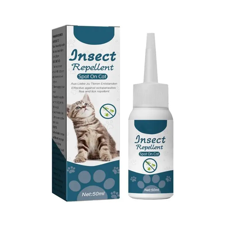 

Repel Fleas Drops 50ml For Cats And Dogs Pet Insect Repellent Spray Lice And Ticksexternal Repellent Ticks Antipruritic Spray
