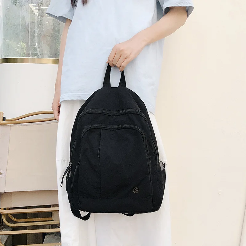 حقيبة ظهر كاجوال للنساء خفيفة الوزن ومقاومة للماء للسفر، حقيبة نسائية ذات سعة كبيرة، حقيبة ظهر مدرسية للبنات في الكلية