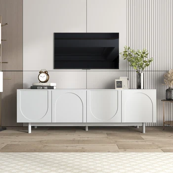 Mobile TV moderno di lusso 175x38x56 cm Piastre di inserimento regolabili Supporto TV Mobili TV per TV Dimensioni 50-59 pollici Soggiorno 1