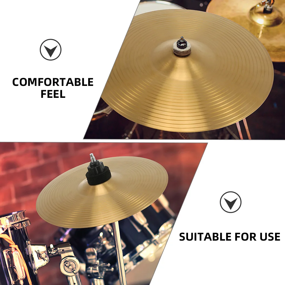 6 Inch Brass Cymbals For Drum Set Jazz Crash Musical Instrument Replacement Kit Gong Drum Accessories Percussion Sound Metal