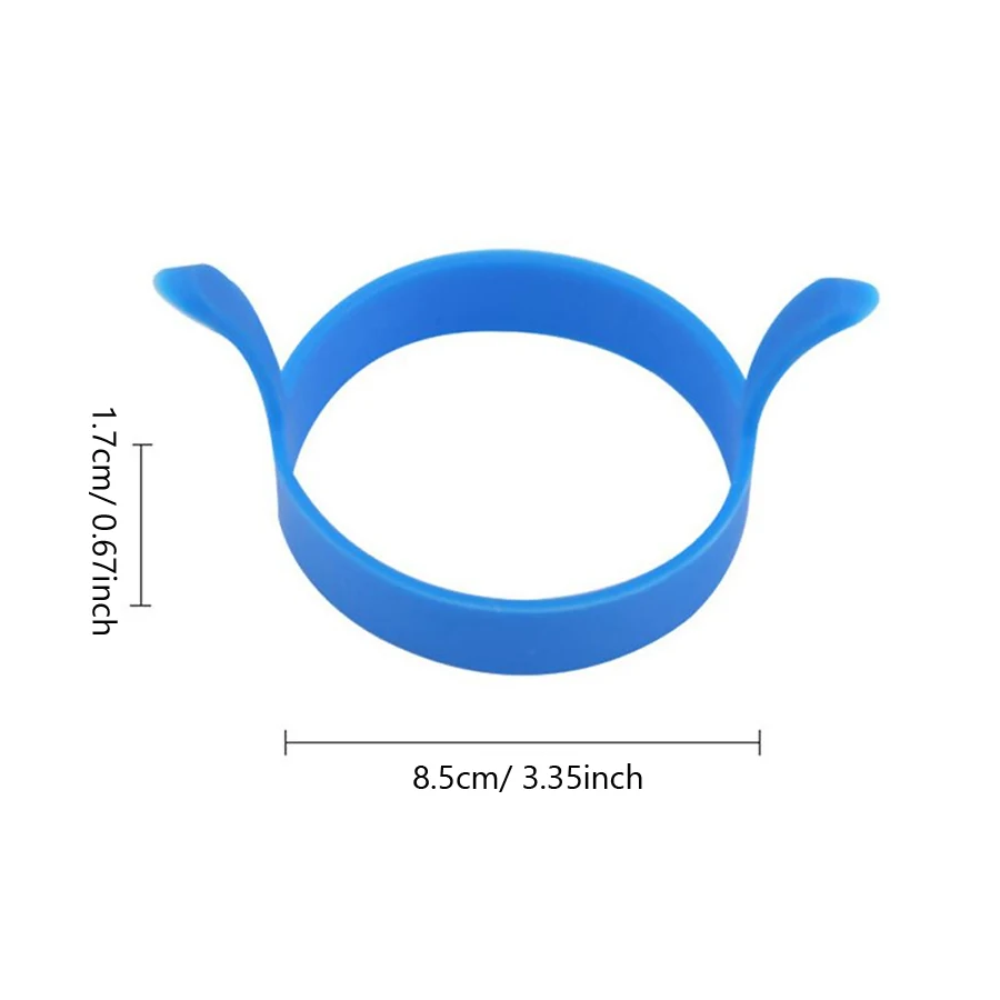 Breakfast Omelette Ring Fried Egg Mold 3Pcs Food Grade Silicone Egg Ring Pancake Cooking DIY Tool Frying Moulds Kitchen Tool egg mold egg ring