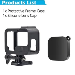 Enhanced Protective Frame Case with Cold Boots for Action Cameras - Durable Housing for GoPro Accessories