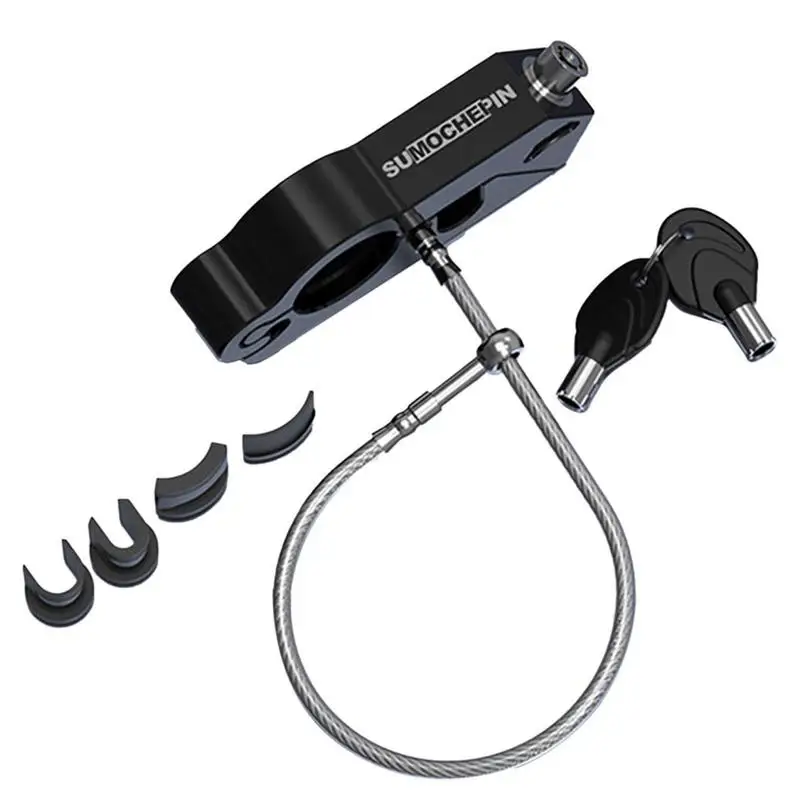

Motorcycle Lock Grip Lock Motorcycle Motorcycle Lock Aluminum Alloy Brake Lock Bike For Moped Off-road Vehicle Street Bike Front