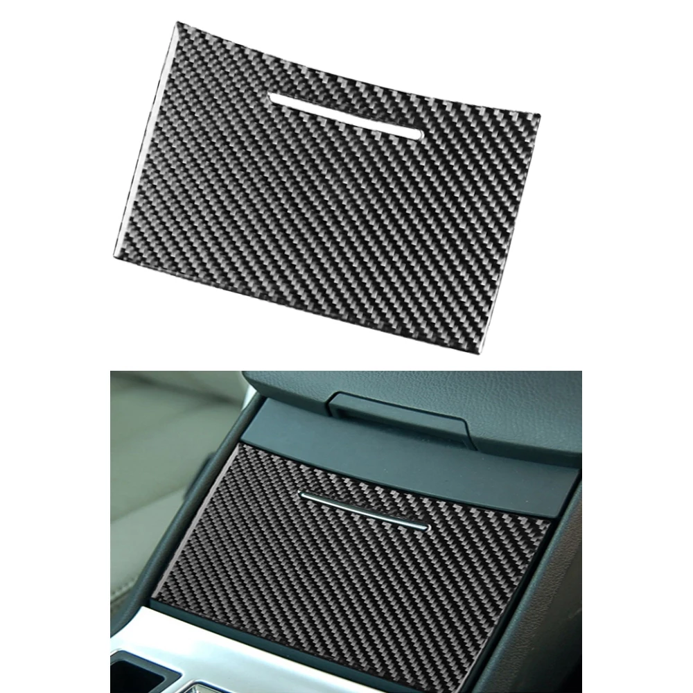 

Car Central Control Cup Holder Box Panel Frame Trim For Chrysler 300 300C 2005 2006 2007 Real Carbon Fiber Sticker Accessories
