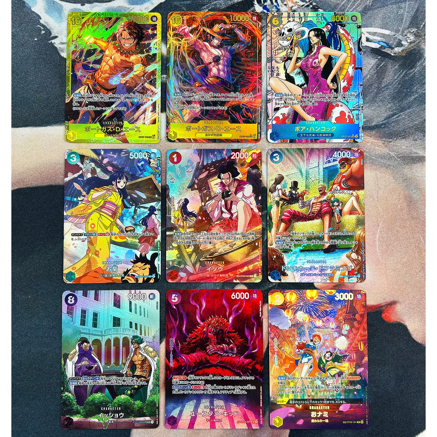 ONE PIECE 切り抜き　セット 54Pcs/set Diy Seventh Edition One Piece Opcg 07 Collection