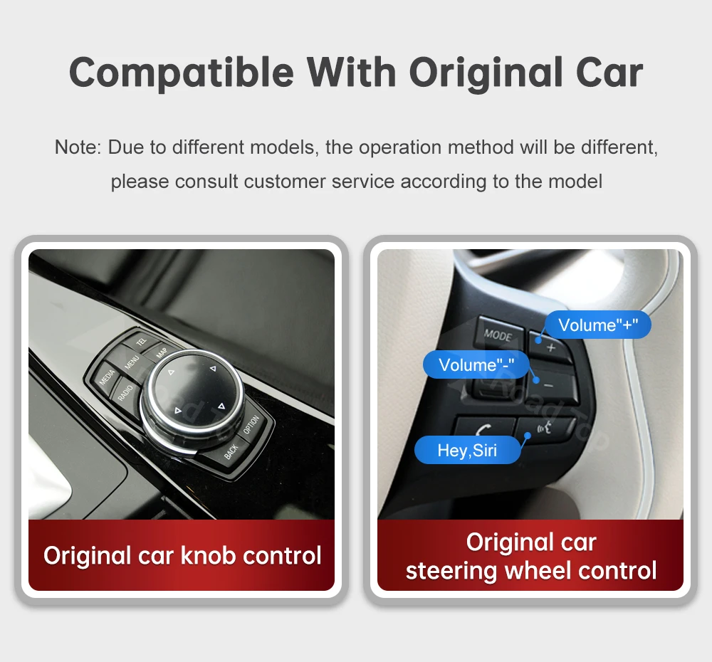RoadTop Wireless CarPlay für BMW i3 I01 NBT EVO 2013–2020 mit GPS Android Auto Mirror Link AirPlay CarPlay Autolink-Funktion – Detail 7