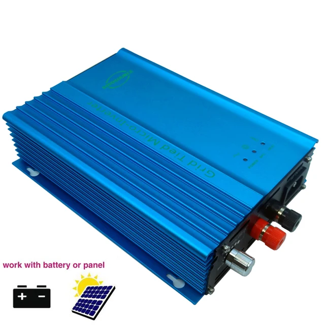 500w Grid Tie Inverter Two Modes For Pv Panels Or 12v 24v 36v 48v 60v 72v  Battery Discharge Adjustable Mppt Pure Sine Wave - Solar Inverters -  AliExpress