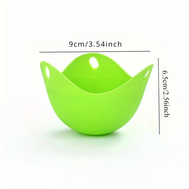 4Pcs Silicone Egg Poacher Molds 6