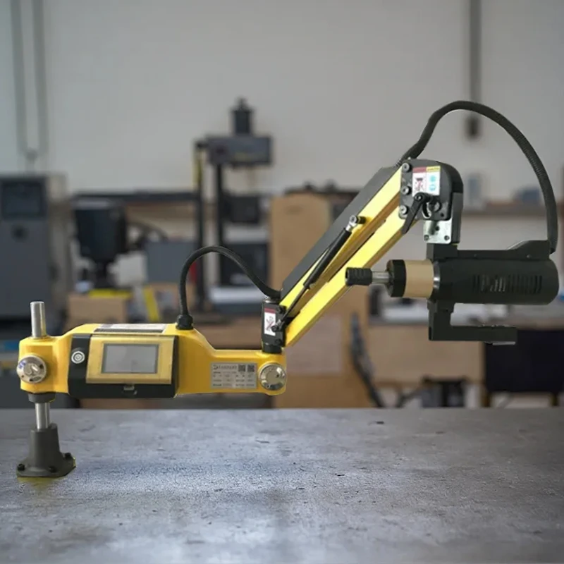 220V Elektrische Gewindeschneidmaschine M3-M20 ISO-Spannfutter Metallschneid- und Gewindeschneidwerkzeuge Gewindeschneidarm Universaltyp
