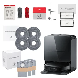 Enhanced Roborock Accessories Kit: Main Brush, Filter, Side Brush, Mop Cloth, and Dust Bag (Qrevo CurvX SET)