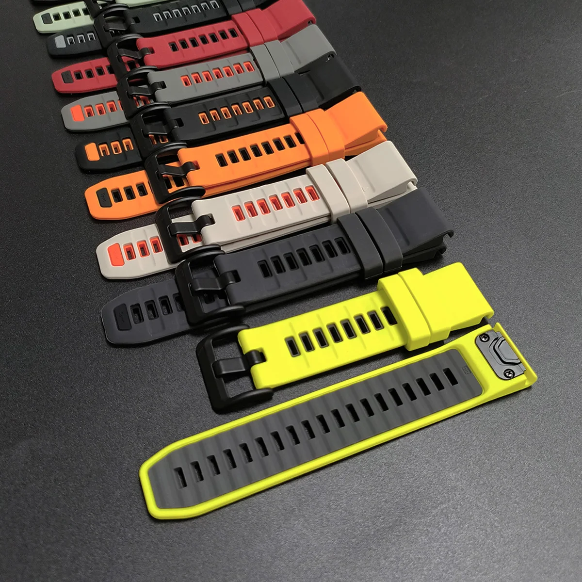 Premium Silicone QuickFit Watch Band Strap for Fenix Watches - 22/26mm, Sleek and Durable Design