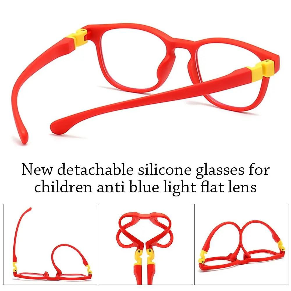 

Boys Girls Online Classes Eye Protection Computer Anti-blue Light Kids Glasses Comfortable Eyeglasses Ultra Light Frame