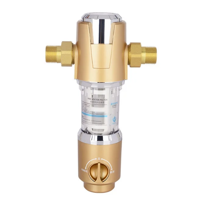 Pre-filter household backwash whole house central water purification large flow water purifier