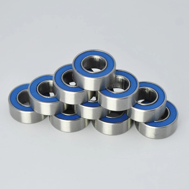 Produktbild von 10 Stück Hybrid-Keramiklager SMR105 – 5x10x4 Mm, Edelstahl 440 + Keramikkugeln, Hochverschleißfest, Elektrisch Isolierend – Für Hochgeschwindigkeitsanwendungen