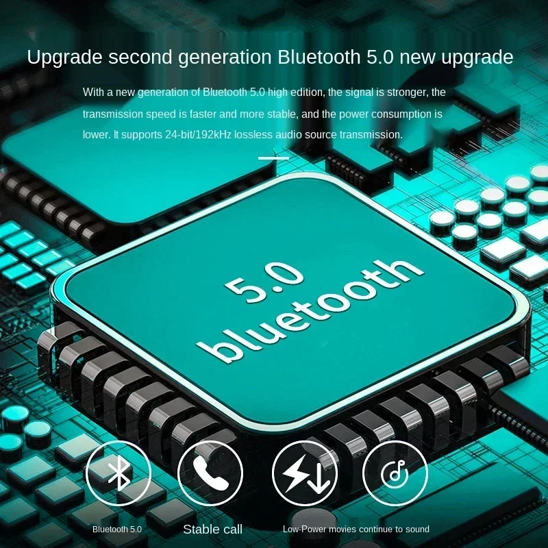 Wireless Bluetooth Headset for iPhone Samsung Phones