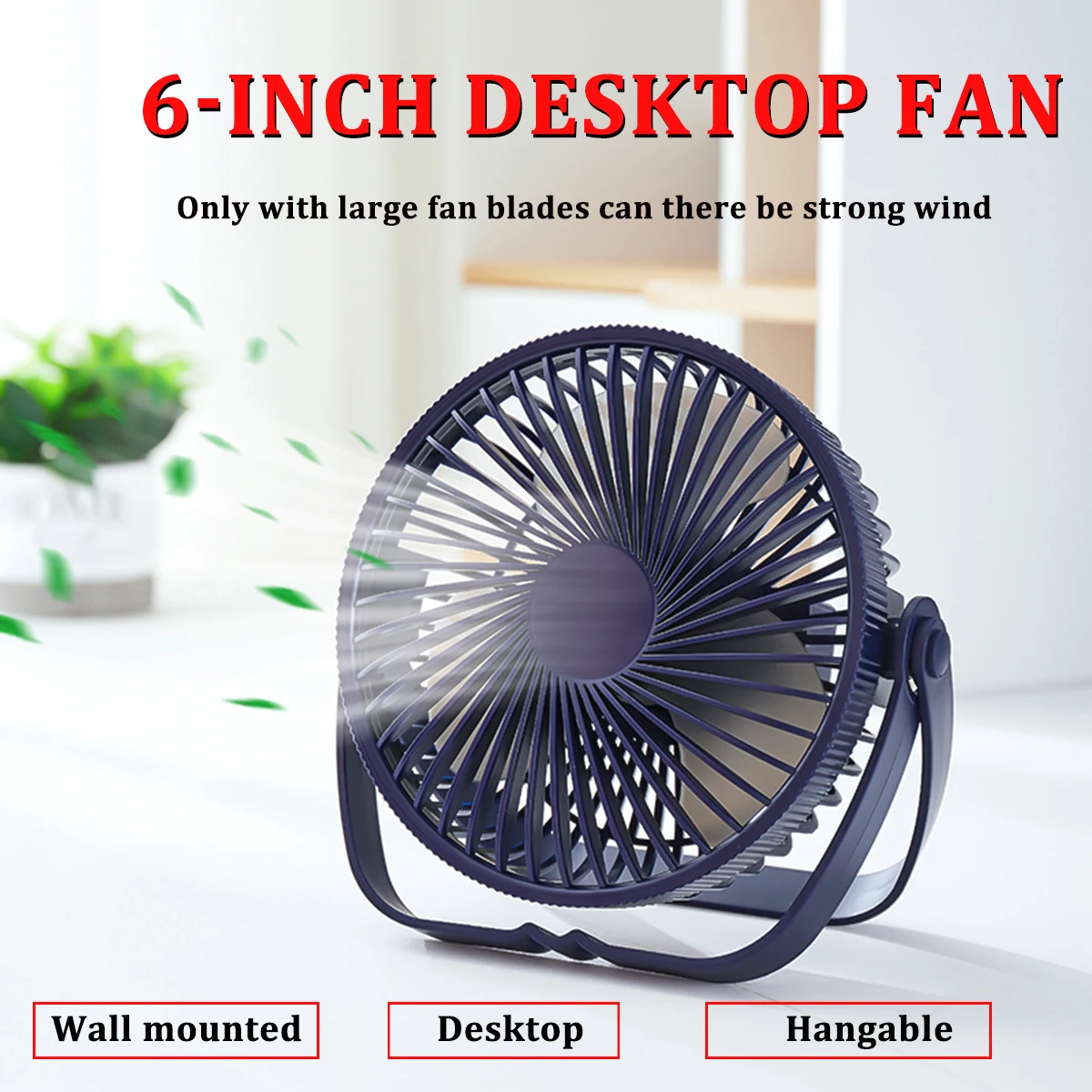 MiniElectricfanrechargeablePortableCampingsmallfanUSBdesk