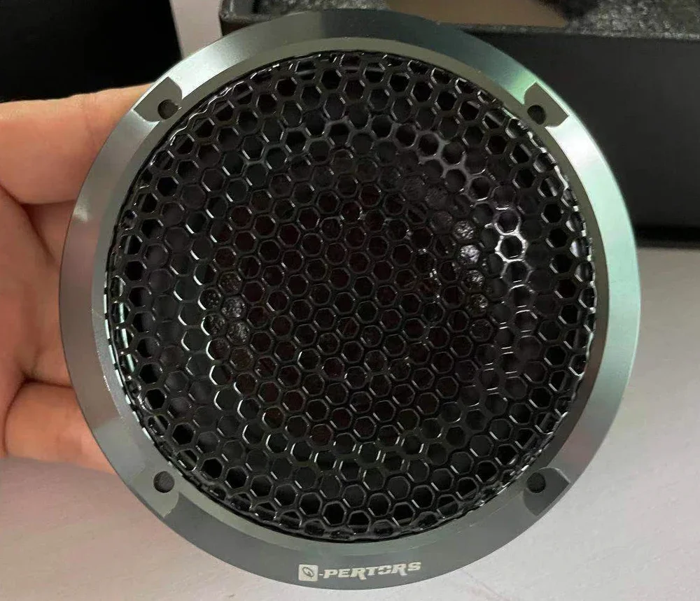 Car Audio Center Speaker 3.5'' Inch 3 Inch Midrange Three-way Speaker Car QP Center Titanium Color