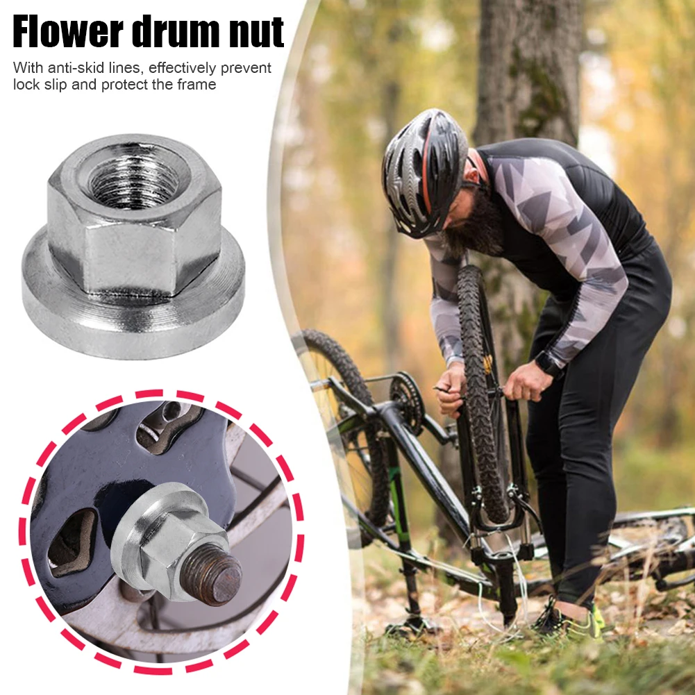 Description Picture 6 of item8-20PCS Steel Bicycle Hub Nut M10 Fixed Gear MTB Road Bike Cycling Rear Wheel Screw Bolt for Outdoor Cycle Biking Entertainment