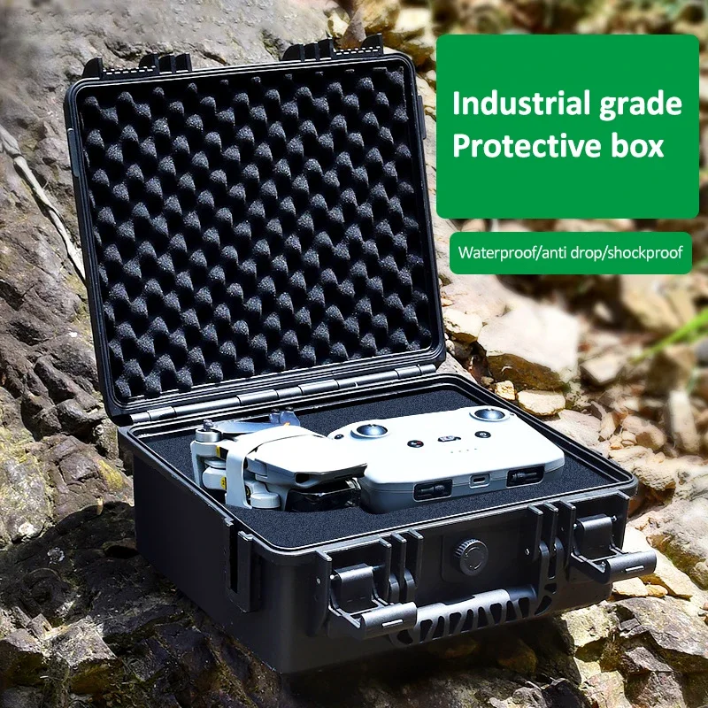 Waterproof Hard Carry Case Bag Instrument Tool Case With/No DIY Sponge Storage Box Safety Protector Organizer Hardware Toolbox 5