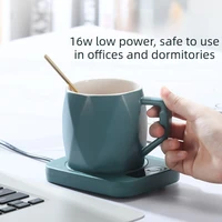 Chauffe-tasse intelligent 55 degrés, prise EU/US 220V/110V, tapis chauffant isolant, sous-verre chauffant pour lait, café, bureau, thé, usage domestique 4