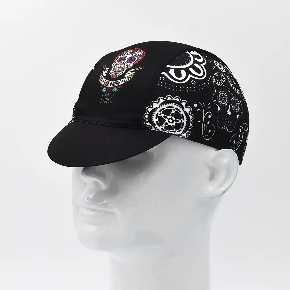 Multi Styles Skull Ride Live Black New CLassical Cycling Cap Breathable Unisex Gorra Ciclismo JIASHUO 3