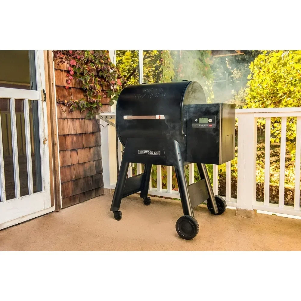 650 Electric Wood Pellet Grill and Smoker with WiFi and App Connectivity 4