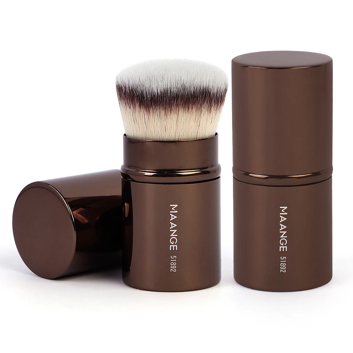 Dual-Head Soft Fiber Makeup Brush